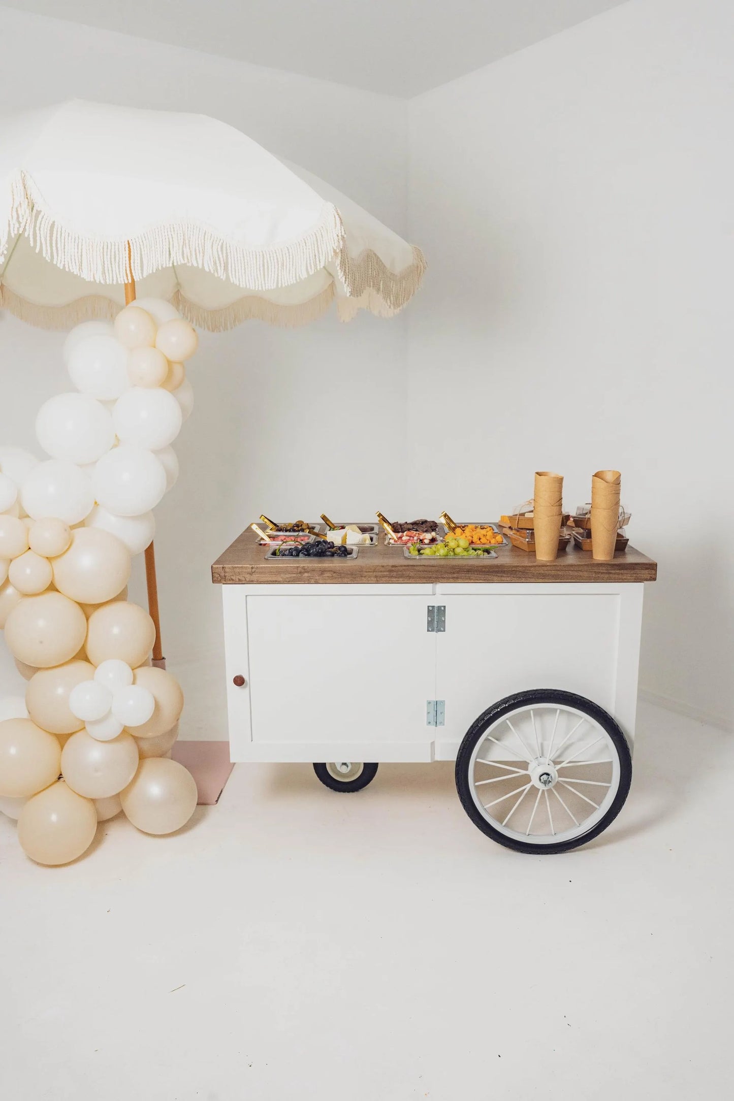 Collapsible Mobile Bar Cart | Wedding, Event, Snack Cart Samantha Schultz