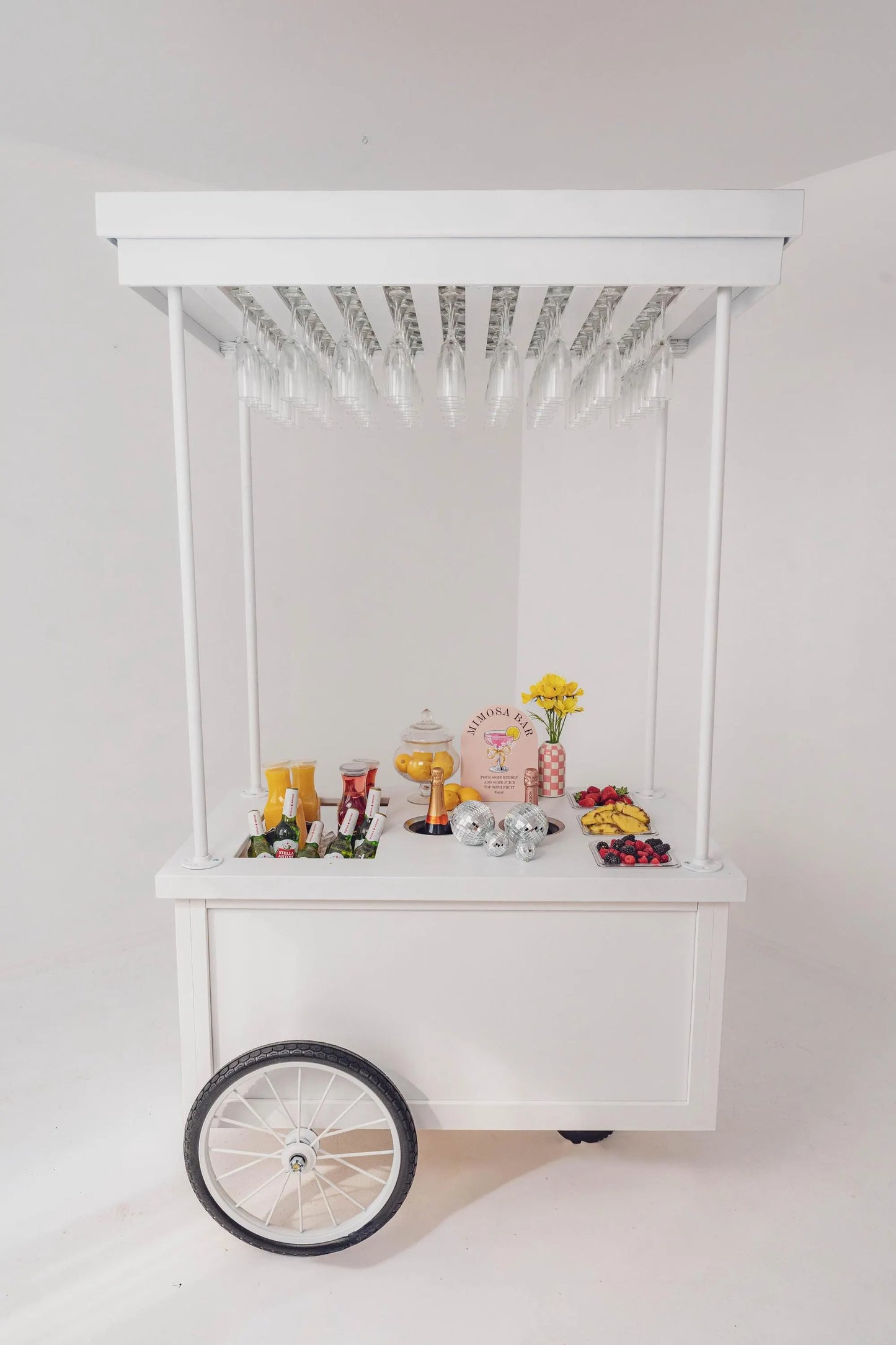 Collapsible Mobile Bar Cart | Wedding, Event, Snack Cart Samantha Schultz