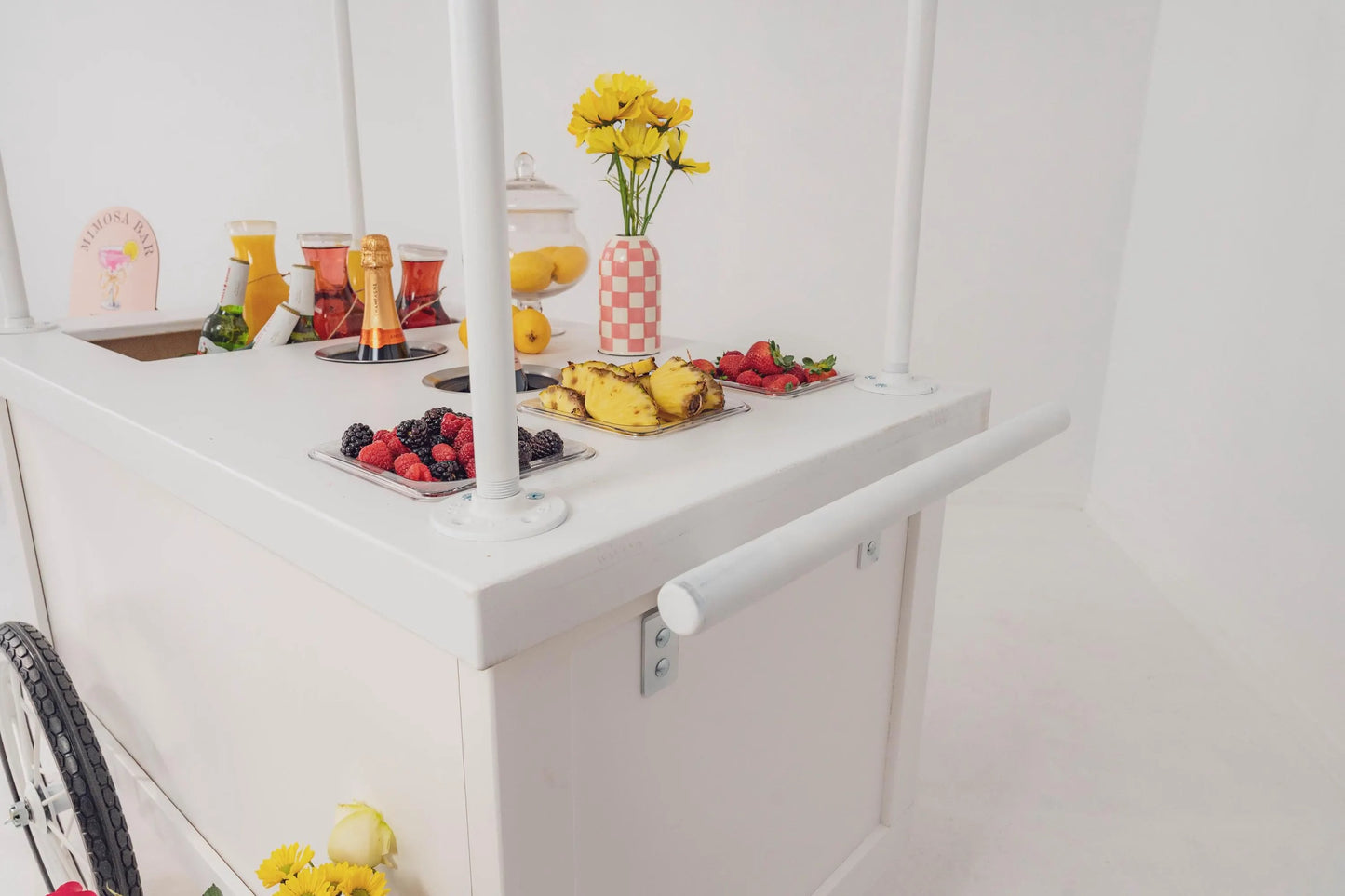 Collapsible Mobile Bar Cart | Wedding, Event, Snack Cart Samantha Schultz