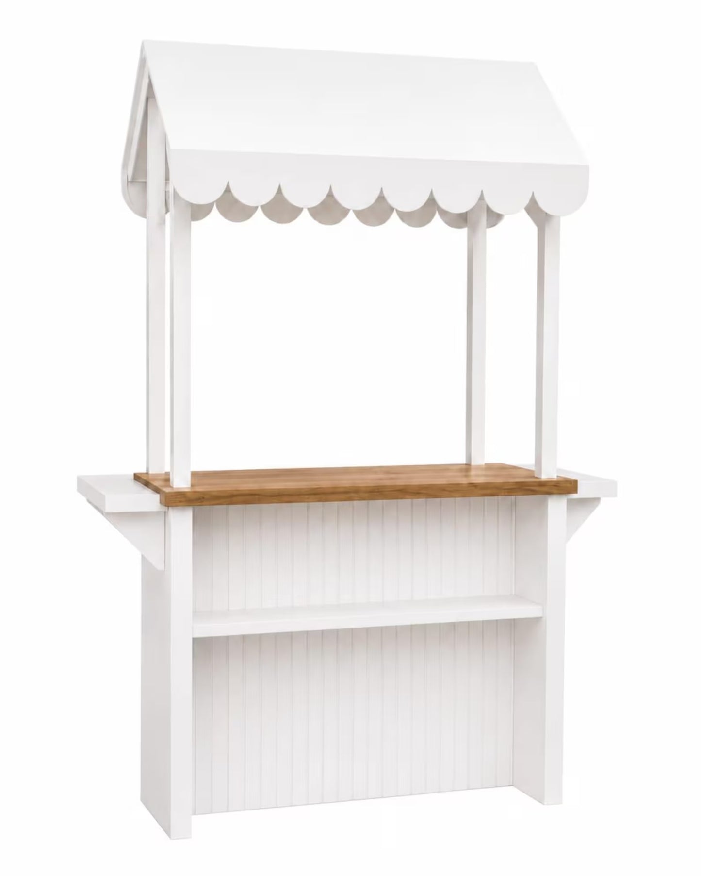 Custom Wooden Event Cart – Portable Coffee Bar, Wedding Candy Cart & Pop-Up Business Kiosk