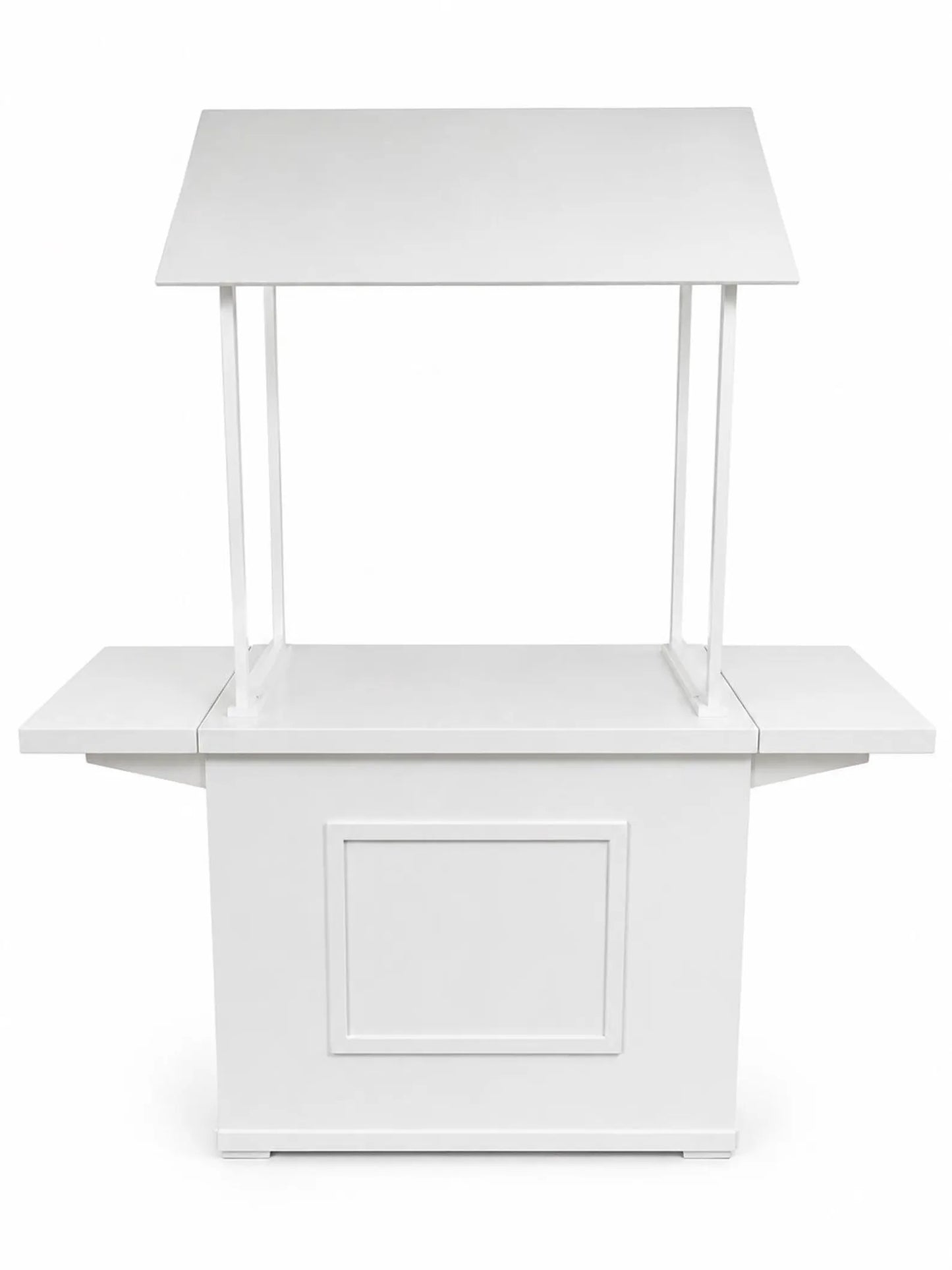 Wedding Event Cart – 74.8” Tall Luxury Coffee Cart Stand for Events, Mobile Champagne Bar, Wedding Beverage Station, Dessert Cart