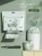 أكياس قمامة معطرّة برائحة آرتيميسيا، قابلة للسحب، مزودة بحبل للتعليق، تصميم مزخرف، أكياس سميكة ومقاومة للتمزق، مثالية للاستخدام المنزلي – 20 عبوة