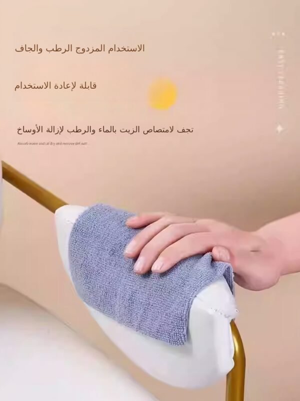 ⁦مناديل المطبخ المبللة القابلة للاستخراج لغسل الأطباق في المطبخ مناديل منزلية جافة مبللة ماصة صحية للتنظيف المنزلي معبأة في علب (20 علبة)⁩ - الصورة ⁦2⁩